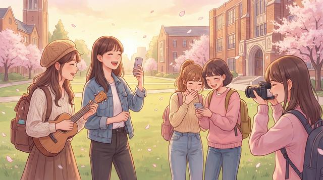 小蓝导航草坪音乐会：校园民谣传媒记录